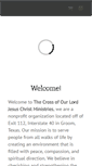 Mobile Screenshot of crossministries.net